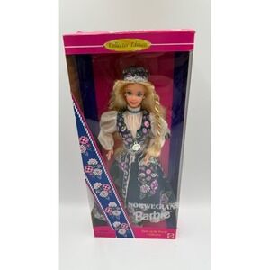 Mattel Norwegian Barbie Dolls of the World Collector Edition 1995  NIB
